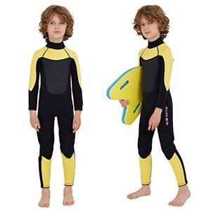 Xuker Kids Yellow and Black Wetsuit NWOT